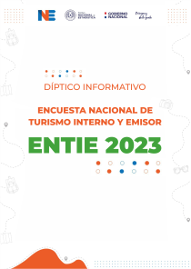 Encuesta Nacional de Turismo Interno y Emisor 2023